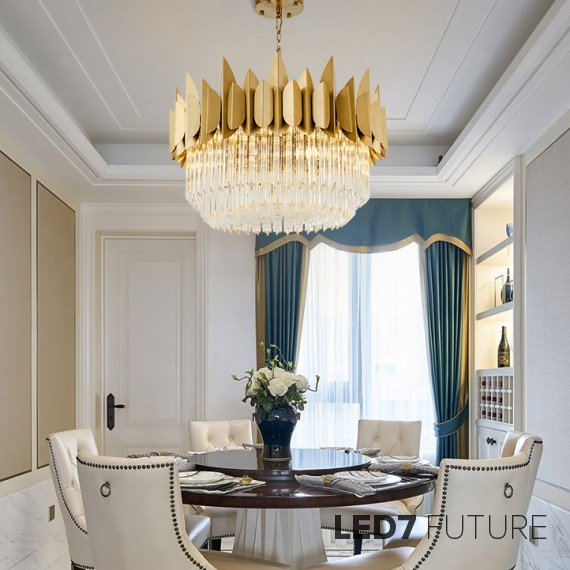 Loft Industry Modern - Edge Round Chandelier